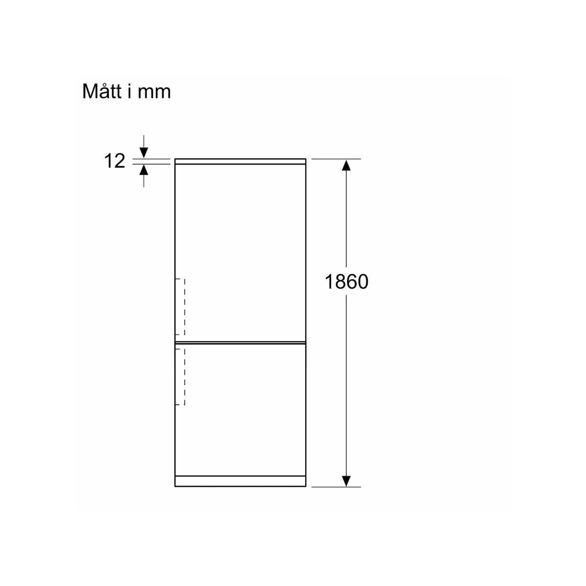 Bosch kyl-frys KGN367ICT Serie 4, 186 cm, rostfri design med VitaFresh & NoFrost