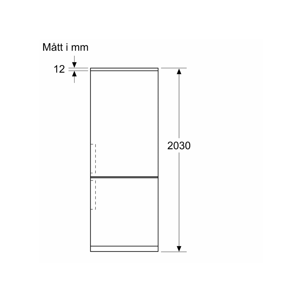 Bosch kyl-frys KGN397WCT Serie 4, 203 cm, vit modell med VitaFresh & NoFrost