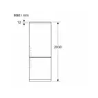 Bosch kyl-frys KGN397WCT Serie 4, 203 cm, vit modell med VitaFresh & NoFrost