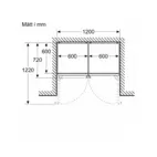 Bosch kyl-frys KGN397WCT Serie 4, 203 cm, vit modell med VitaFresh & NoFrost