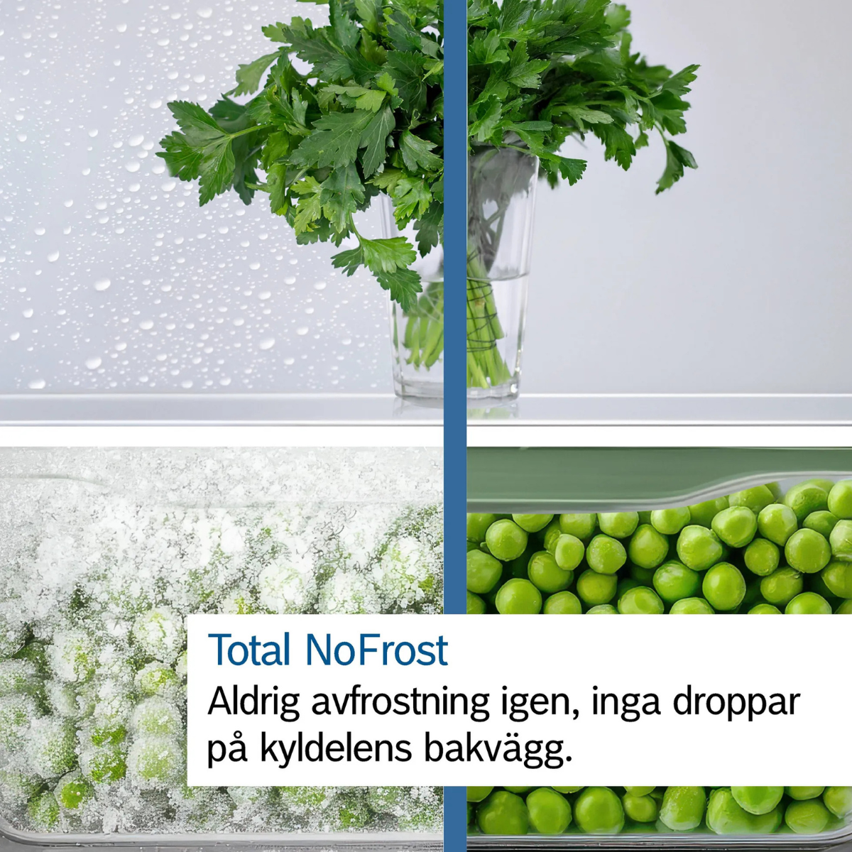 Bosch kyl-frys KGN397WCT Serie 4, 203 cm, vit modell med VitaFresh & NoFrost