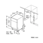 Bosch smal diskmaskin SPU4HMW01S Serie 4, med Extra Dry & WiFi-stöd