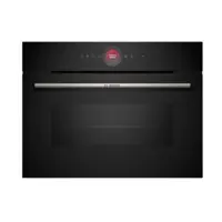Bosch kompakt inbyggnadsugn CMG7241B1 Serie 8, med mikrofunktion, svart glas