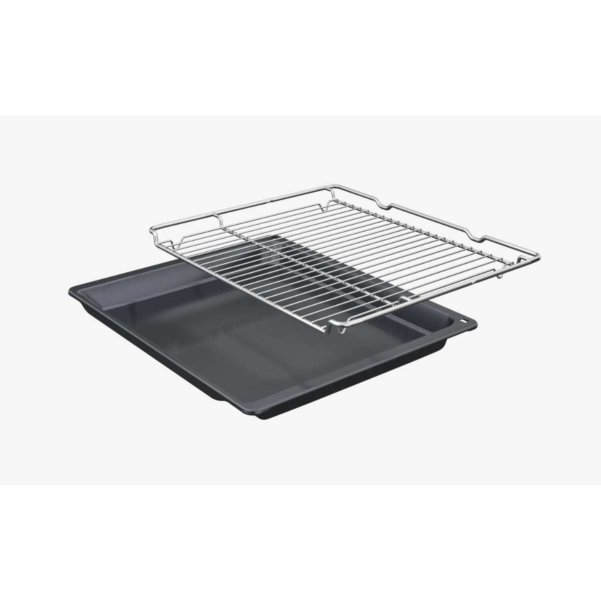 Bosch kompakt inbyggnadsugn CMG7241B1 Serie 8, med mikrofunktion, svart glas