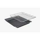 Bosch kompakt inbyggnadsugn CMG7241B1 Serie 8, med mikrofunktion, svart glas