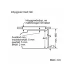Bosch kompakt inbyggnadsugn CMG7241B1 Serie 8, med mikrofunktion, svart glas