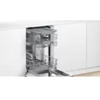 Bosch smal diskmaskin SPU4HMS10E Serie 4, helintegrerad med toppkorg & energisnå