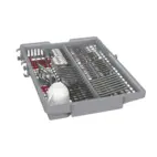 Bosch smal diskmaskin SPU4HMS10E Serie 4, helintegrerad med toppkorg & energisnå