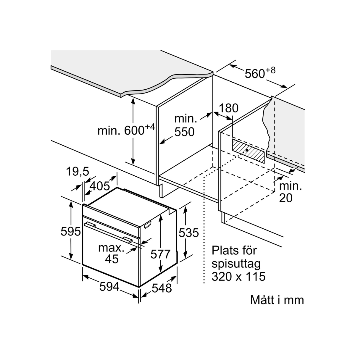 Siemens inbyggnadsugn HB772A1B1 iQ700, med pyrolys, softClose & Home Connect