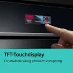 Siemens kompakt inbyggnadsugn CM724G1B1 iQ700, med mikrofunktion, svart design