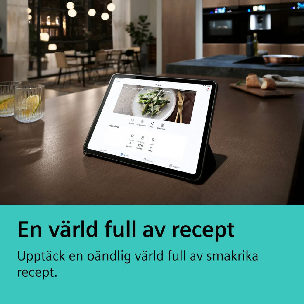 Siemens kompakt inbyggnadsugn CM724G1B1 iQ700, med mikrofunktion, svart design