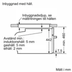 Siemens kompakt inbyggnadsugn CM724G1B1 iQ700, med mikrofunktion, svart design