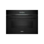 Siemens kompakt inbyggnadsugn CM724G1B1 iQ700, med mikrofunktion, svart design