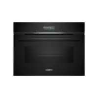 Siemens kompakt inbyggnadsugn CM724G1B1 iQ700, med mikrofunktion, svart design