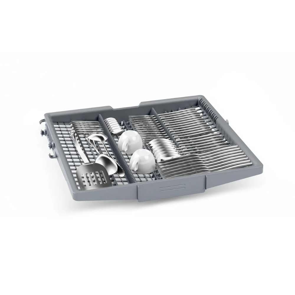 Bosch diskmaskin SMU4HMW01S Serie 4, halvintegrerad med WiFi & toppkorg, tyst dr