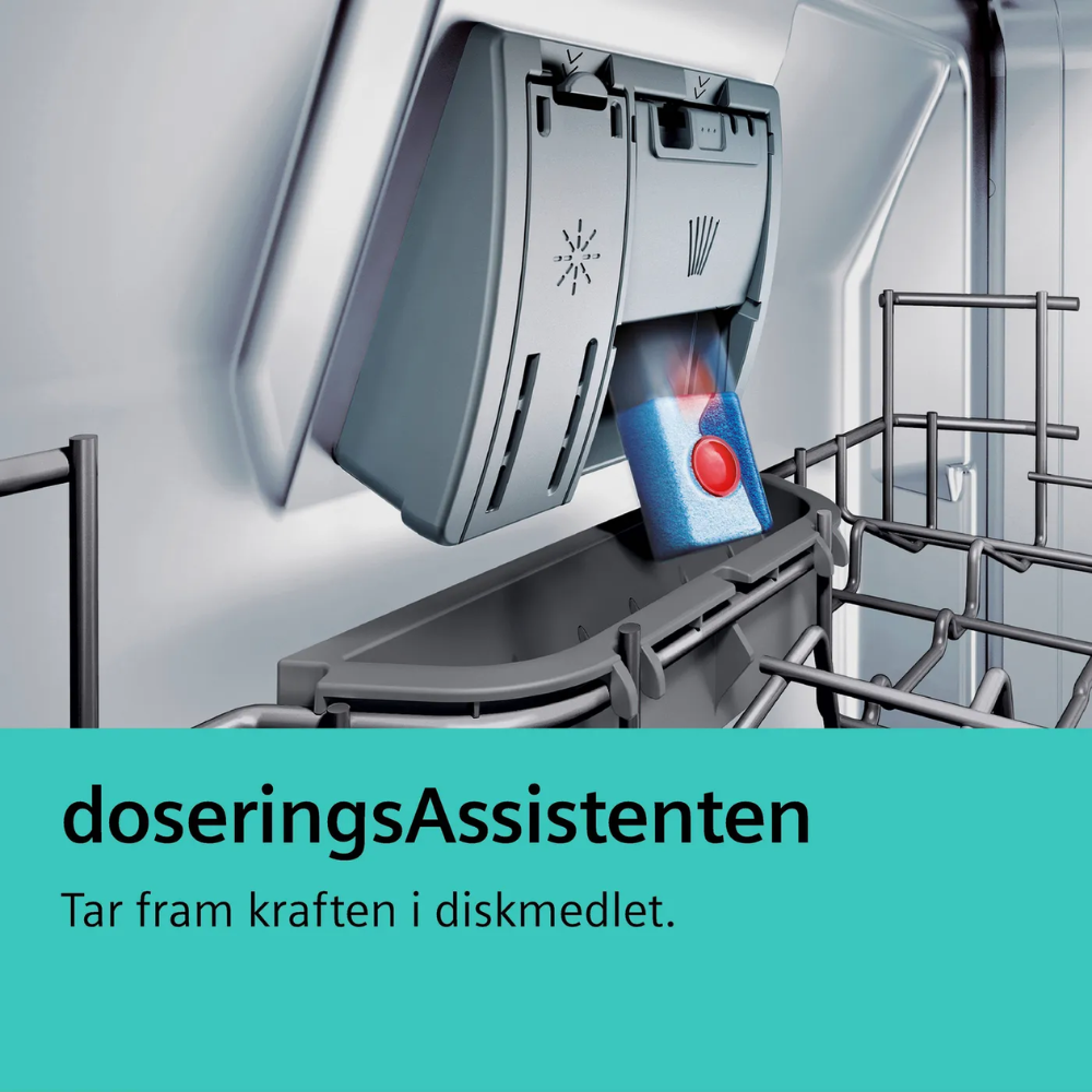 Siemens diskmaskin SX75ZX07CE iQ500, helintegrerad med Zeolith & passar IKEA Met