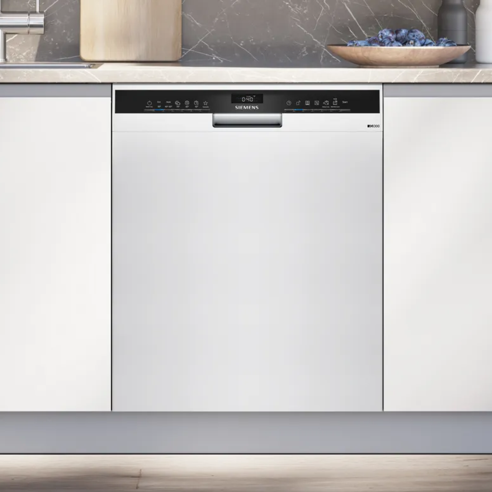 Siemens diskmaskin SN43HW00VS iQ300, halvintegrerad med toppkorg & WiFi