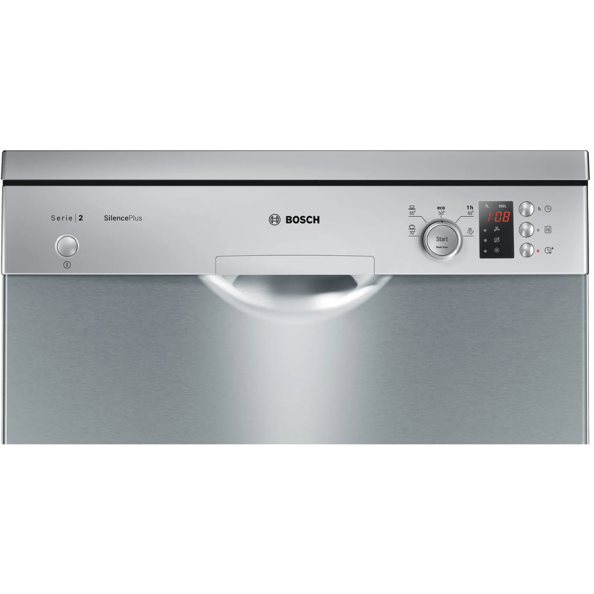 Bosch SMS25AI05E Serie 2, Fristående diskmaskin, 60 cm, Rostfritt/silver