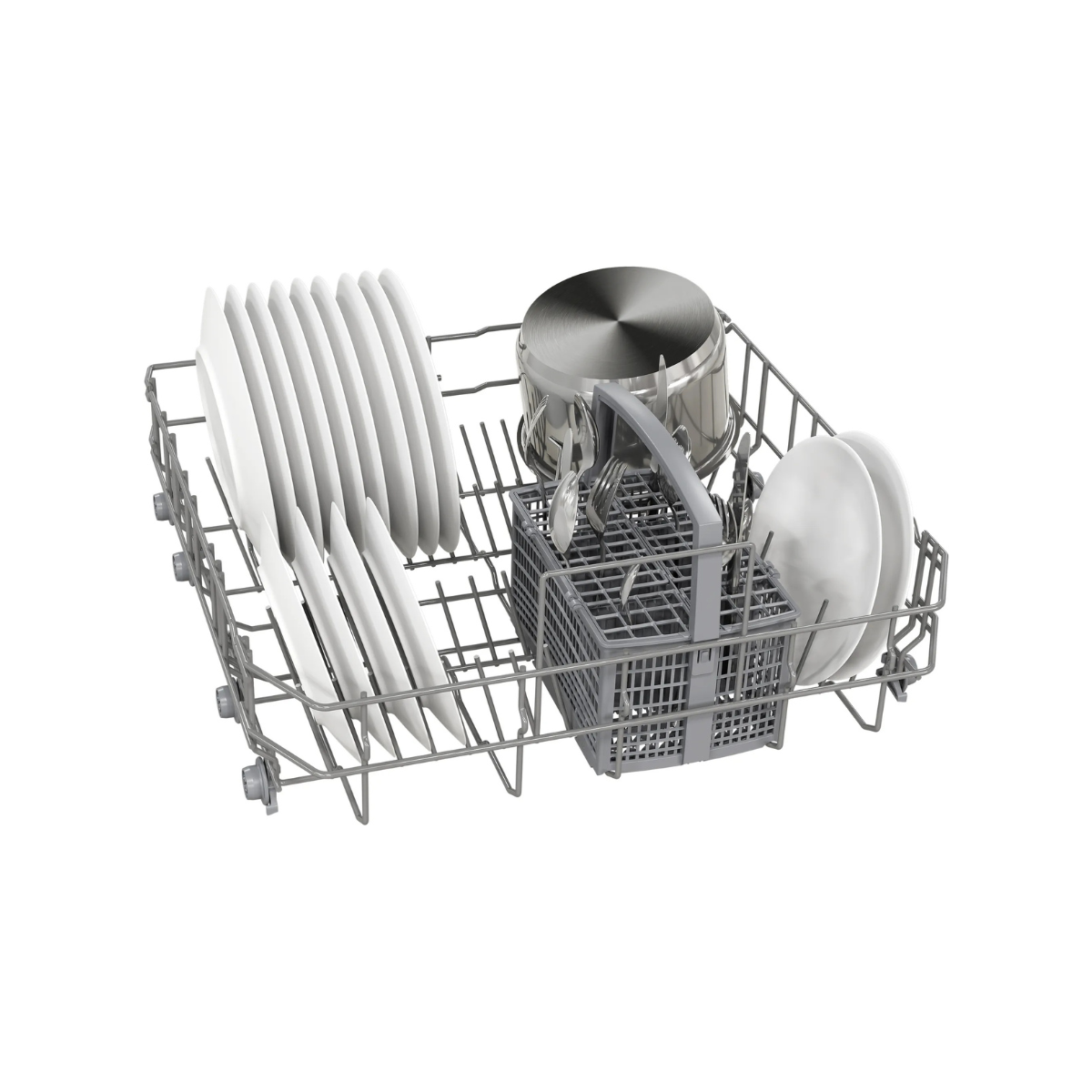 Bosch SMS25AI05E Serie 2, Fristående diskmaskin, 60 cm, Rostfritt/silver