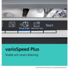 Siemens SX73HX16VE iQ300 integrerad diskmaskin