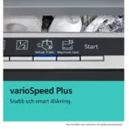 Siemens SX73HX16VE iQ300 integrerad diskmaskin