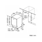 Siemens integrerad diskmaskin SR61IX05KE