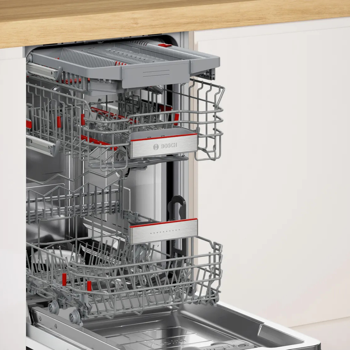 Bosch SPV6ZMX17E Serie 6, Integrerad diskmaskin, 45 cm