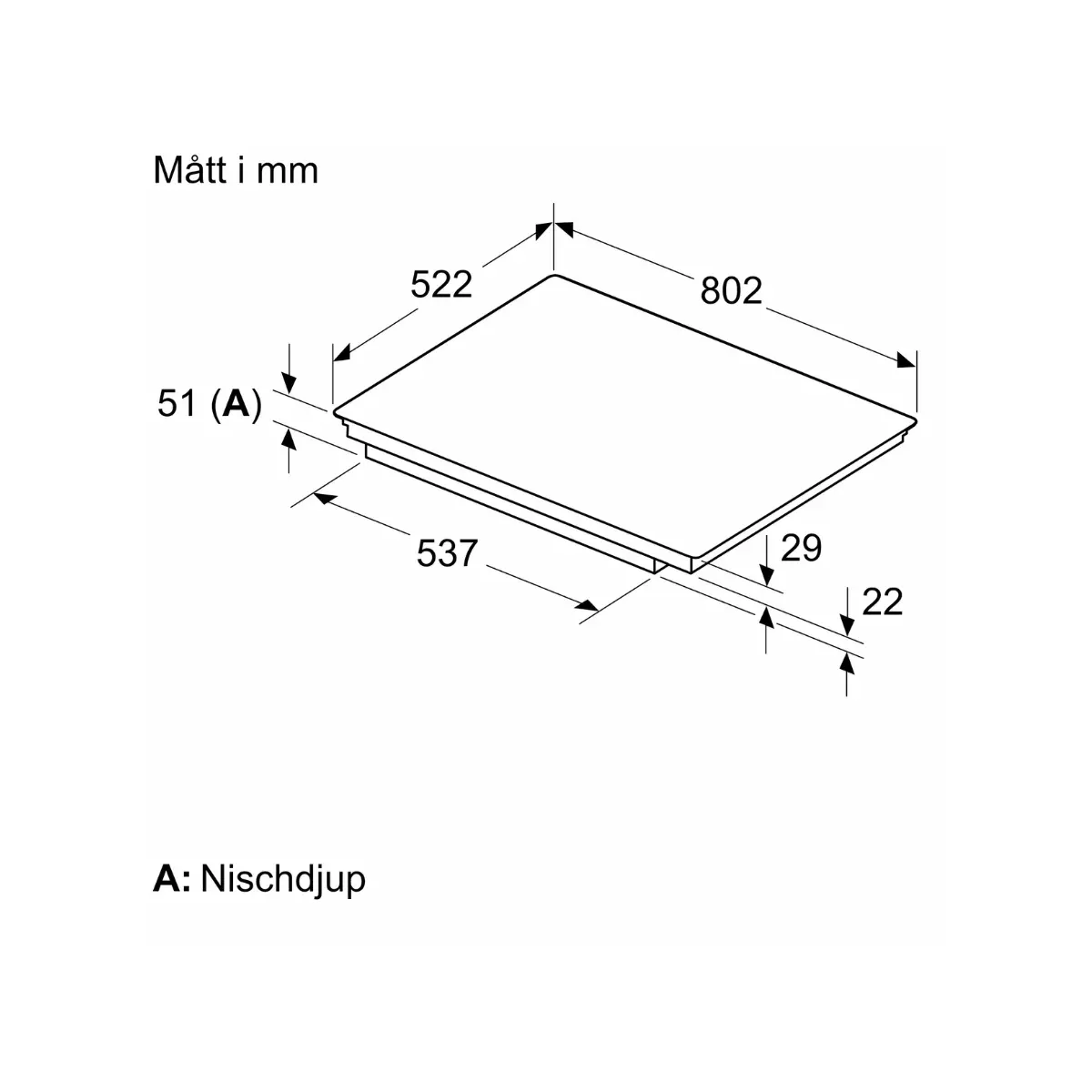 Siemens induktionshäll iQ500 ED851HSB1E