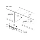 Bosch KUW21AHG0 Serie 6, Vinkylskåp