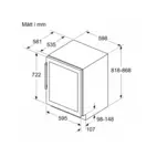 Bosch KUW21AHG0 Serie 6, Vinkylskåp