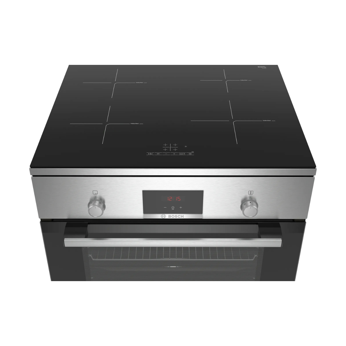 Bosch spis HLN39A050U med induktionshäll Rostfritt stål