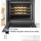 Bosch spis HLN39A050U med induktionshäll Rostfritt stål