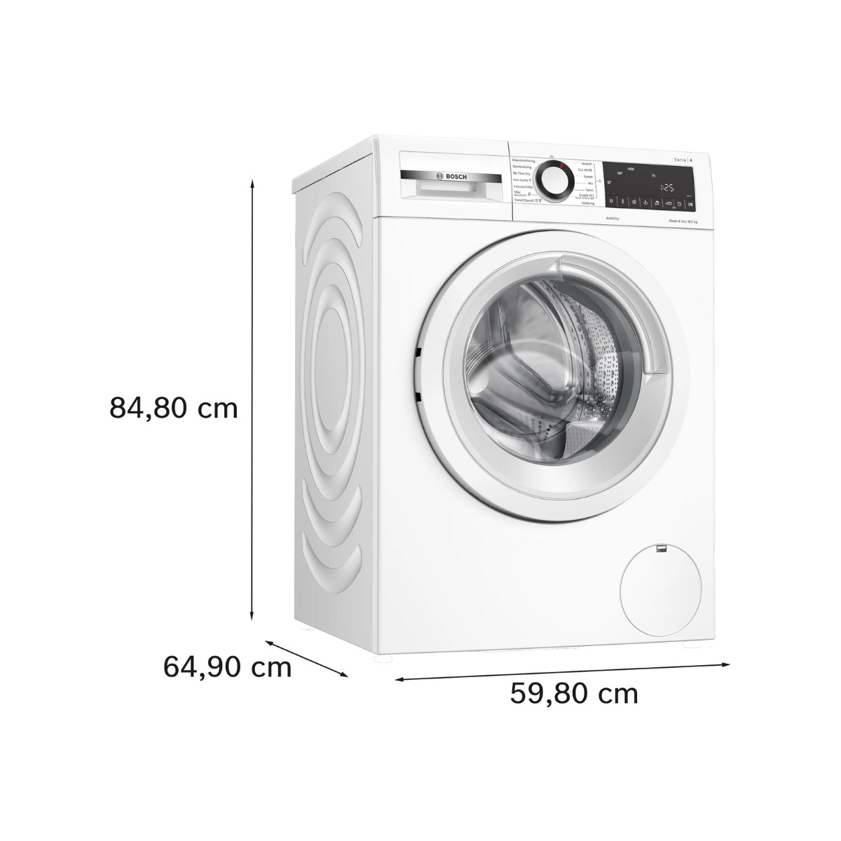 Bosch kombinerad tvätt och tork 8/5 kg WNA134L0SN