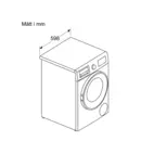 Bosch kombinerad tvätt och tork 8/5 kg WNA134L0SN