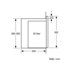 Bosch mikrovågsugn BFL554MS0