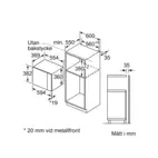 Bosch mikrovågsugn BFL554MB0
