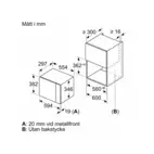 Bosch mikrovågsugn BFL524MS0