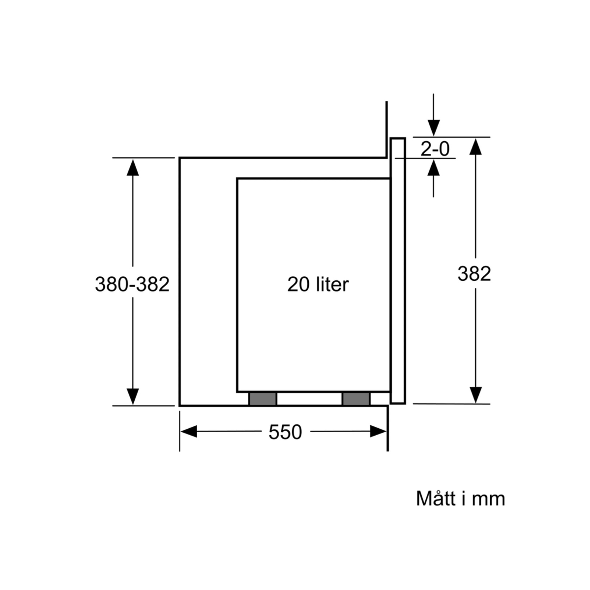 Bosch mikrovågsugn BFL524MS0