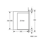 Bosch mikrovågsugn BFL524MS0