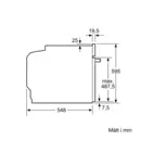 Siemens HB534ABR3 iQ300 inbyggnadsugn