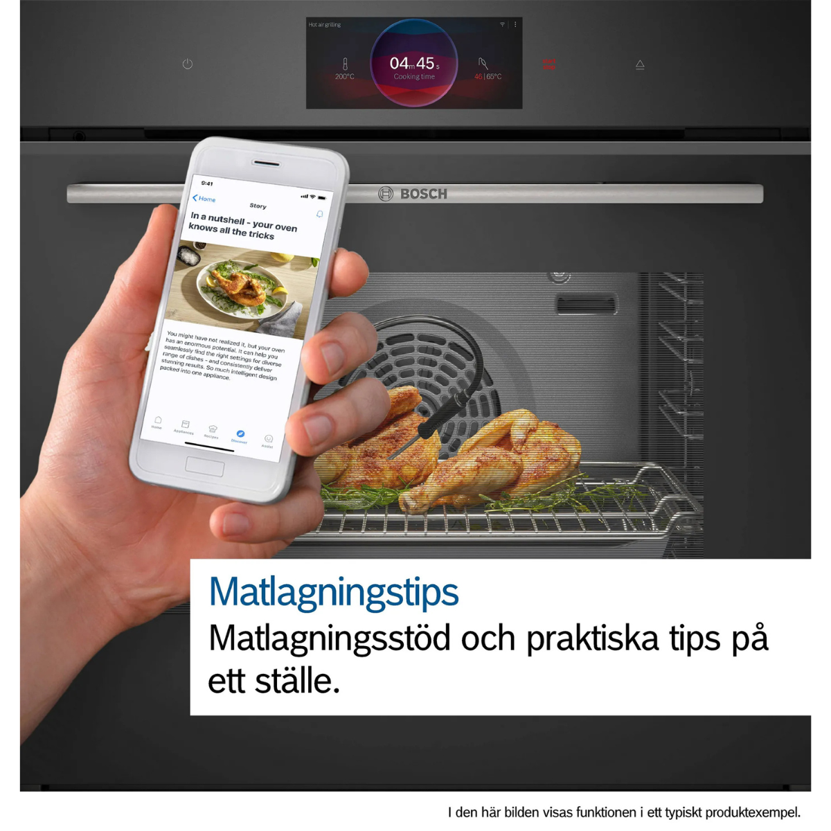 Bosch inbyggnadsugn Serie 8 HBG7721W1S