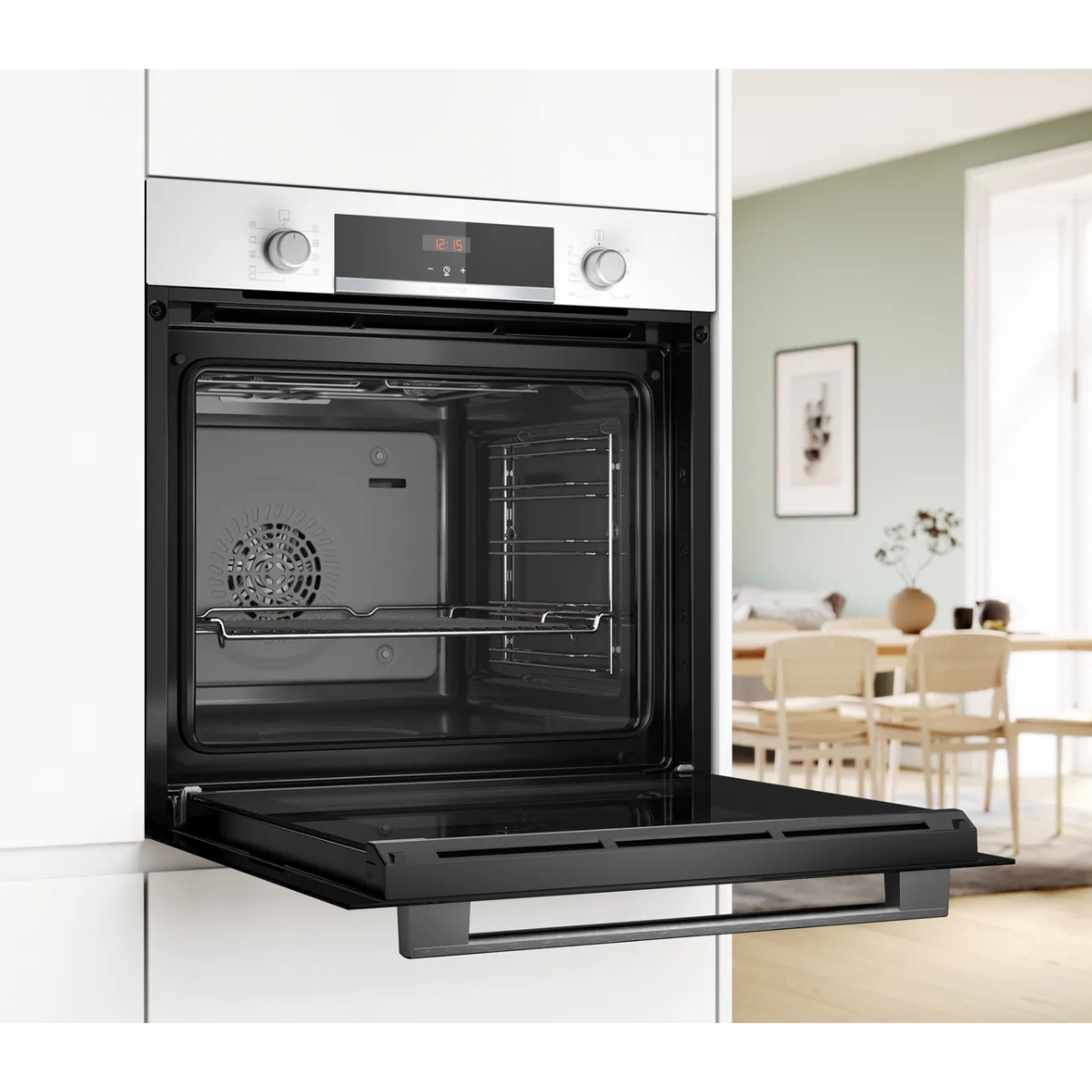 Bosch HBA534BW3 Serie 4 inbyggnadsugn, Vit