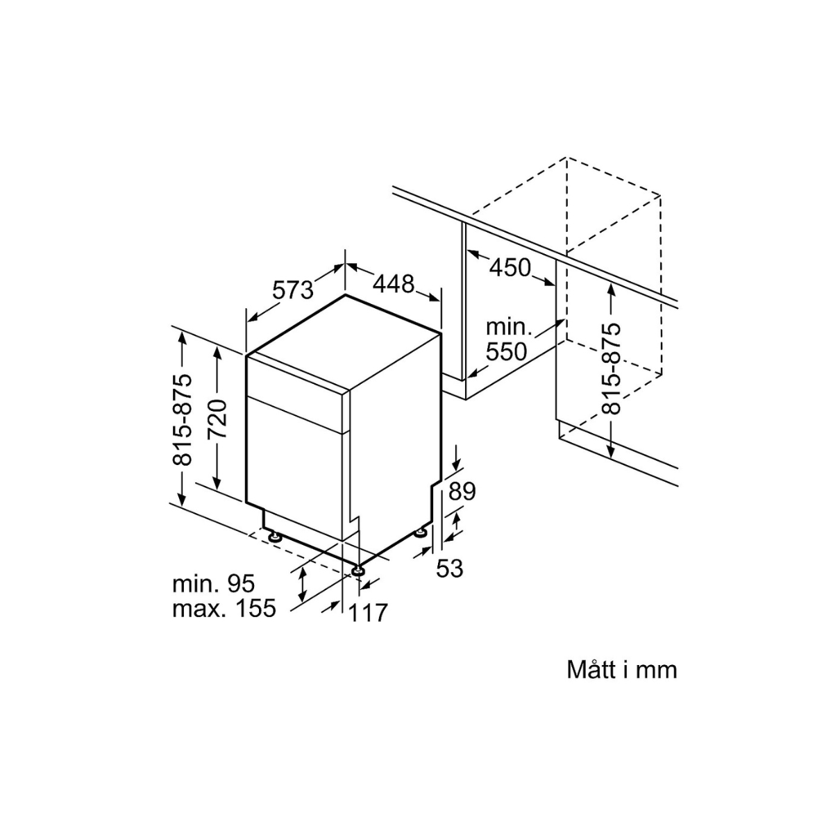 Bosch diskmaskin SPU2IKW02S
