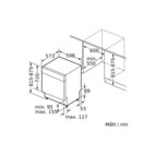 Bosch SMU2ITW01S Underbyggd diskmaskin