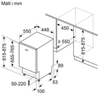 Siemens SR73EX25ME Integrerad diskmaskin