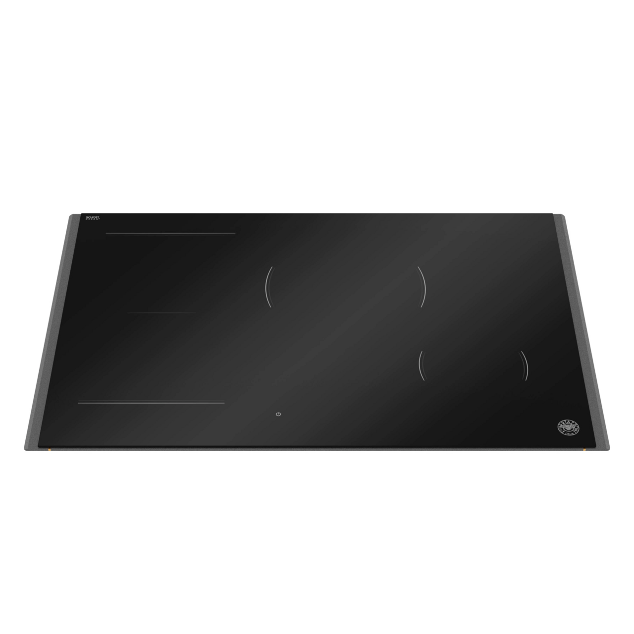 Bertazzoni Premium Induktionshäll, 78 cm, 4 zoner (1 Flex), Carbonio-ram