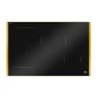 Bertazzoni Premium Induktionshäll, 78 cm, 4 zoner (1 Flex), guld-ram