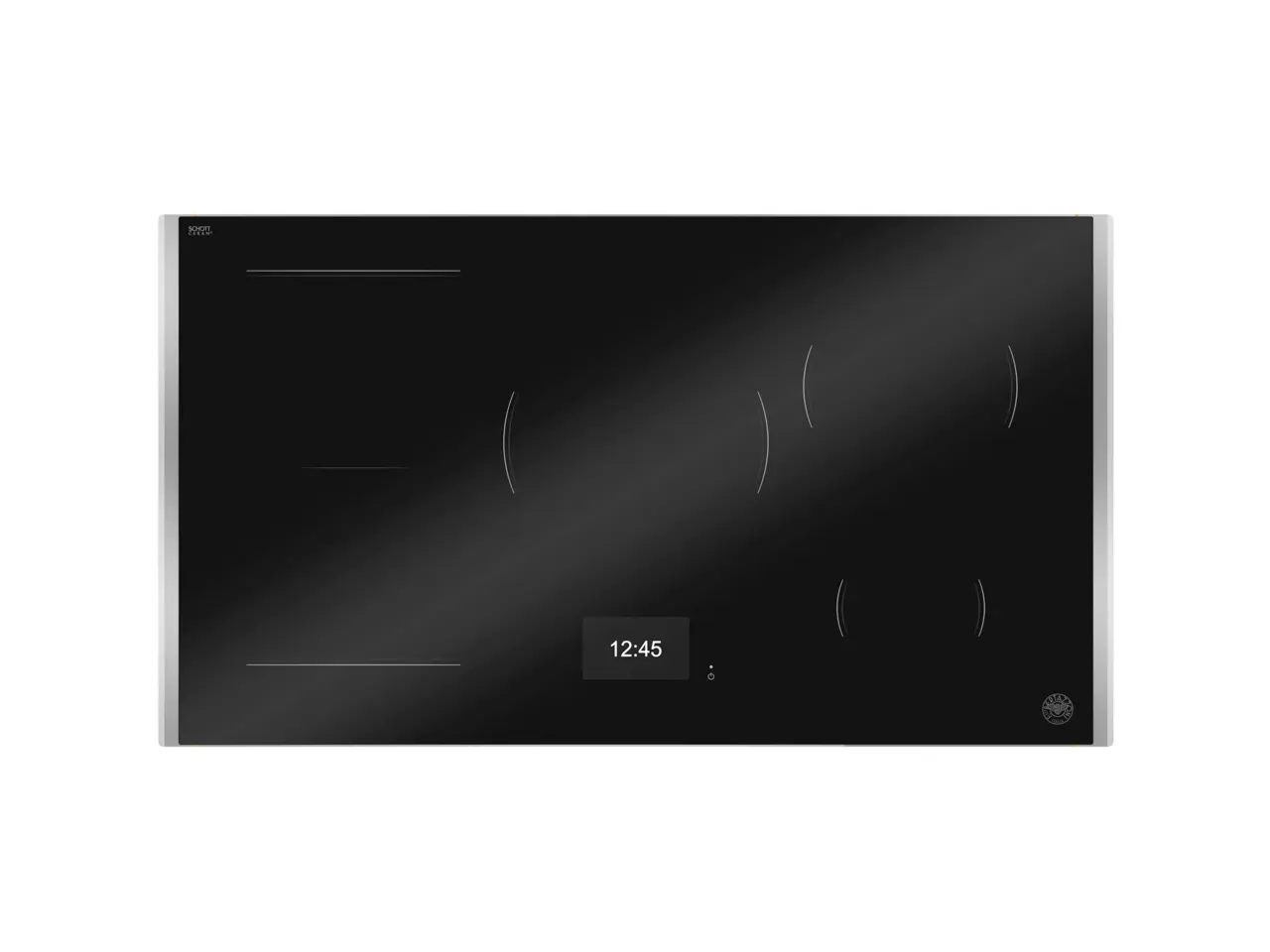 Bertazzoni Super-Premium Induktionshäll, 90 cm, TFT display, 5 zoner (1 Flex) +
