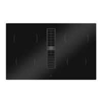 Bertazzoni Induktionshäll med integrerad fläkt, 83 cm, 4 zoner