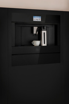 Bertazzoni Integrerad kaffemaskin, svart glas, Modern-series
